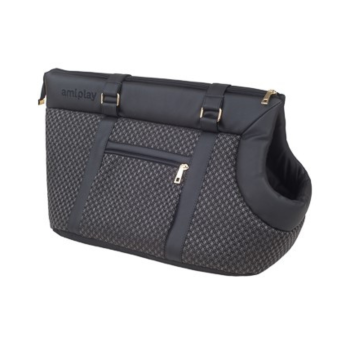 AMIPLAY Torba transportowa dla psa i kota MORGAN czarna L