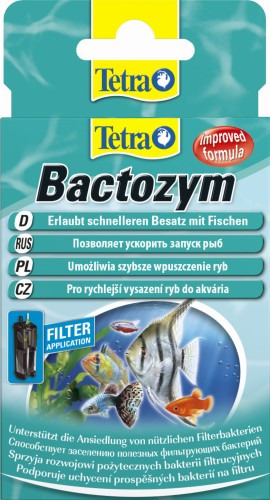 ZOLUX TETRA Bactozym szczepy bakterii do filtra,szybka aktywacja akwarium 10 kps.