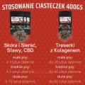 4DOGS Nadziewane ciasteczka dla psa - na SKÓRĘ i SIERŚĆ 60g