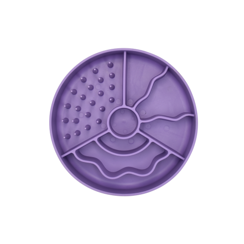 FIBOO Slow Fiboowl Miska Spowalniająca Jedzenie FIOLETOWY