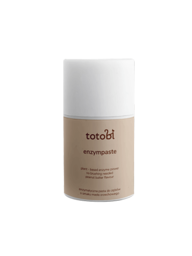 TOTOBI Enzympaste Peanut Nut Enzymatyczna pasta do zębów 50ml MASŁO ORZECHOWE