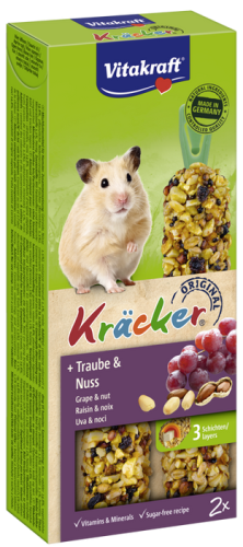 VITAKRAFT KRACKER Przysmak dla chomika Winogrona Orzechy 2 sztuki