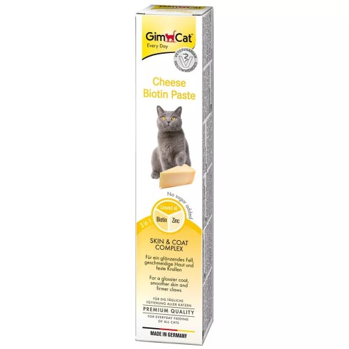 GIMCAT CHEESE PASTE pasta serowa dla kota z biotyną 100g