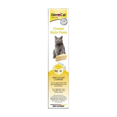 GimCat Cheese Paste – pasta serowa z biotyną 50 g dla kota I PETSTARS