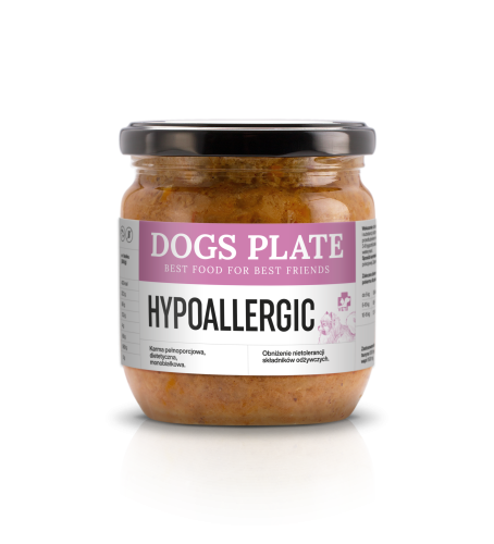 Dogs Plate Vet Hypoallergic – Karma z Kozy dla psów alergików 360g