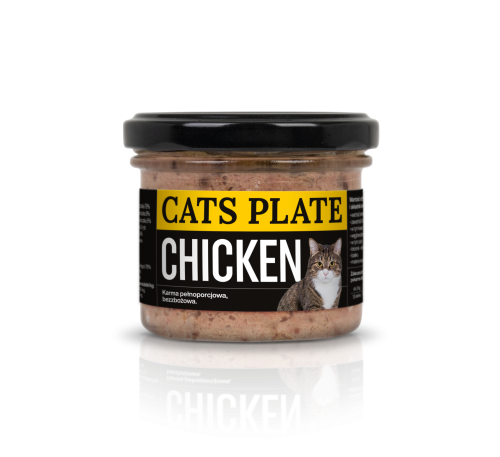 Cats Plate Chicken – Mokra Karma z Kurczakiem dla Kota 100g