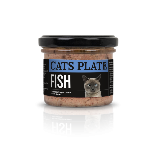 Cats Plate Fish – Karma z Fileta z Dorsza dla Kota 100g