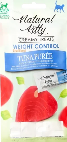 Natural Kitty Przecier z Tuńczyka Weight Control dla Kota Saszetka 4x12g