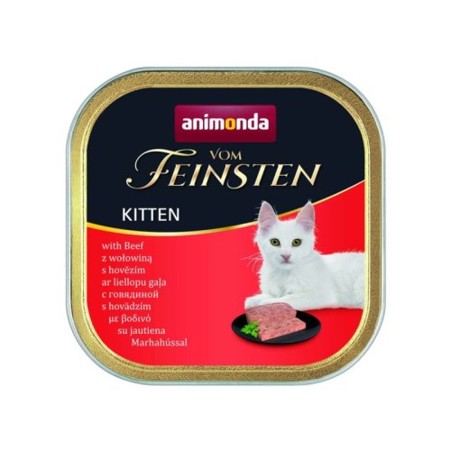 Animonda Vom Feinsten mokra karma dla kota Kitten wołowina 100g