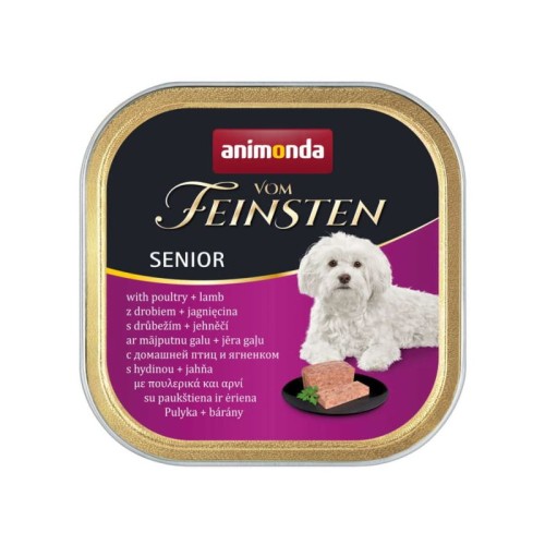 Animonda Vom Feinsten mokra karma dla starszych psów Drób z Baraniną 150g