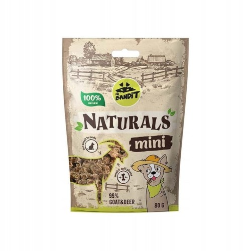 MR.BANDIT Naturals – Przysmaki treningowe dla psa Mini Koza & Jeleń 80g