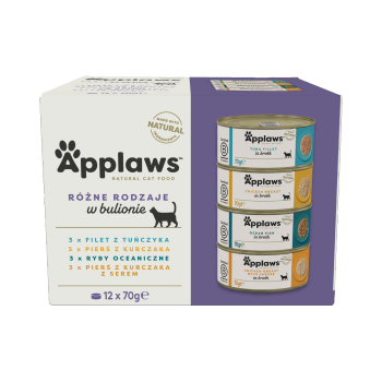 APPLAWS Cat Multipak Mokra karma dla kota mix smaków 12x70g