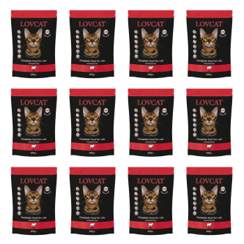  LOVCAT Pure Beef Mokra karma kota Wołowina mono saszetka 12x100g ZESTAW