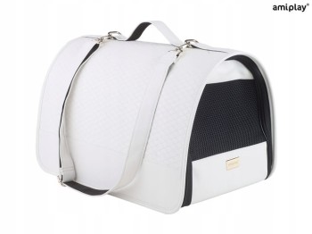 Amiplay Transporter dla psa New York rozmiar L Biały