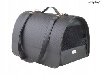 Amiplay Transporter dla psa New York rozmiar M Czarny