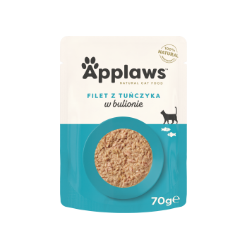 APPLAWS Cat filet z tuńczyka w saszetce w bulionie dla kota 70g
