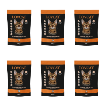 LOVCAT Pure Turkey Mokra karma dla kota Indyk mono saszetka 6x100g ZESTAW