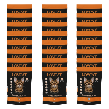 LOVCAT Pure Turkey Mokra karma dla kota Indyk mono saszetka 24x100g ZESTAW