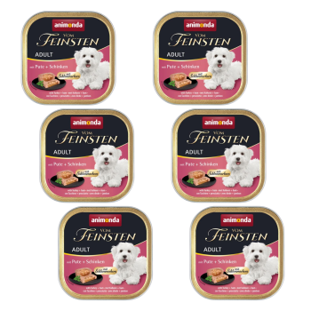 Animonda Vom Feinsten mokra karma dla psa Indyk Szynka 6x150g ZESTAW