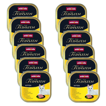 Animonda Vom Feinsten mokra karma dla kota Kitten drób 12x100g ZESTAW