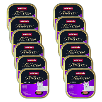 Animonda Vom Feinsten mokra karma dla kota Kitten jagnięcina 12x100g ZESTAW