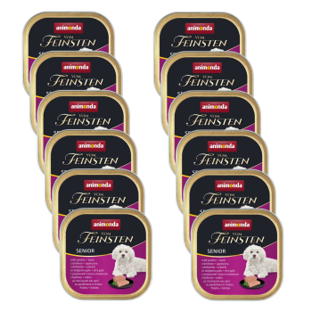 Animonda Vom Feinsten mokra karma psa SENIOR Drób Baranina 12x150g ZESTAW