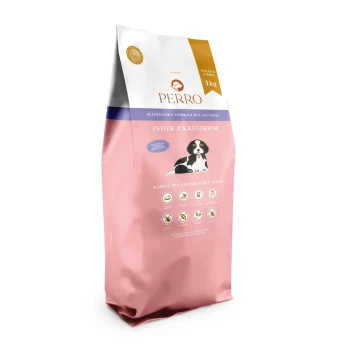 PERRO JUNIOR Sucha karma dla szczeniąt Indyk z królikiem 1kg