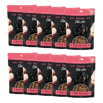 FITMIN FFL dog&cat Naturalny przysmak dla psa i kota Kaczka 10x30g ZESTAW