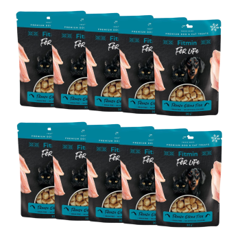FITMIN FFL dog&cat Naturalny przysmak dla psów i kotów Ryba 10x30g ZESTAW
