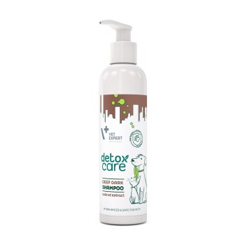 VET EXPERT Detox Care Deep Dark Shampoo szampon psa kot Ciemna Sierść 250ml