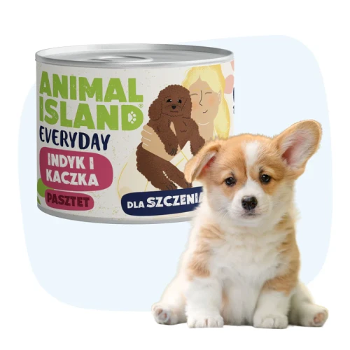 Animal Island Everyday – Mokra karma dla szczdniąt Indyk & Kaczka 185g