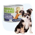 Animal Island Everyday – Mokra karma dla szczeniąt Wołowina & Jagnięcina 185g