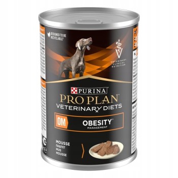 Pro Plan VD Canine OM Obesity Mousse Mokra karma dla psa odchudzająca 400g