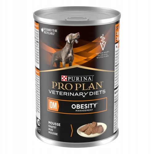 Pro Plan VD Canine OM Obesity Mousse Mokra karma dla psa odchudzająca 400g