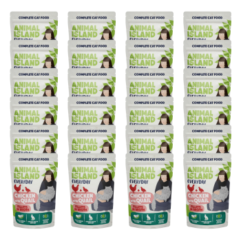 Animal Island Everyday Mokra karma kota Kurczak i Przepiórka 24x85g ZESTAW