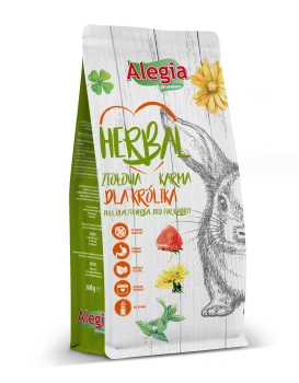 Alegia Herbal Królik Ziołowa karma dla królika 600g