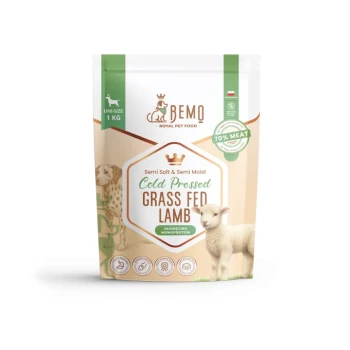 Bemo Cold Pressed Grass Fed Lamb Karma półwilgotna dla psa Jagnięcina 1kg