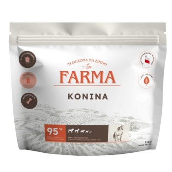 Farma Sucha karma dla psa Tłoczona na Zimno Konina 2kg