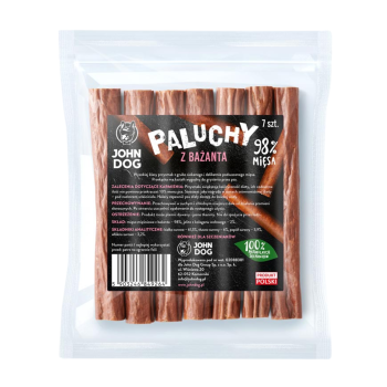 John Dog Paluchy PREMIUM Przysmak dla psa z bażanta 7szt. 