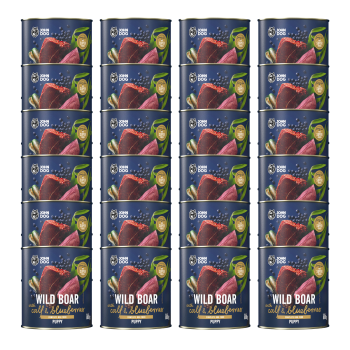 John Dog Berry Line Karma szczeniak Dzik Cielęcina Jagoda 24x800g ZESTAW