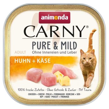 Animonda Carny Adult Pure&Mild Karma dla kota kurczak + ser 100g