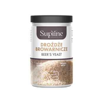 Supline Suplement dla psa i kota DROŻDŻE BROWARNICZE 200g