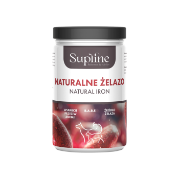 Supline Suplement dla psa i kota NATURALNE ŻELAZO 200g