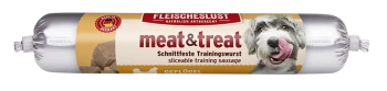 MEATLOVE MEAT & TREAT Kiełbasa dla psa POULTRY Kurczak 80g