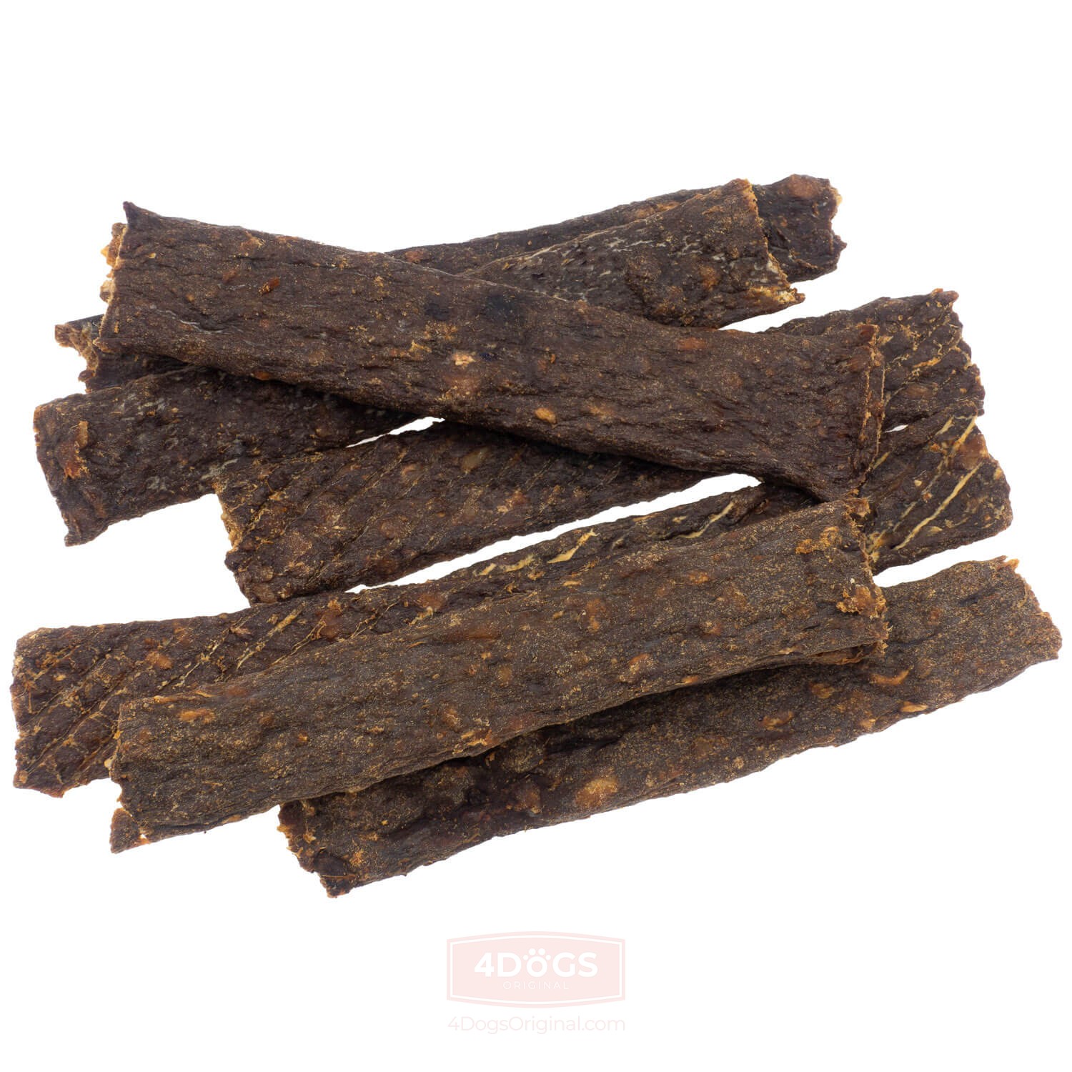 4DOGS Mięsne Paski z Dziczyzny i Poroża Jelenia 100g