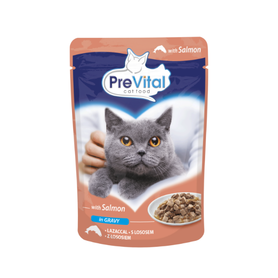 PREVITAL Mokra karma dla kota Łosoś w sosie 100g