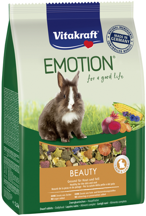 Vitakraft Emotion Beauty dla królika – Sucha karma premium 600g